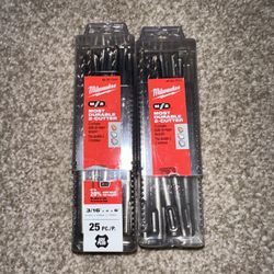 3/16 SDS Drill Bits Concrete 