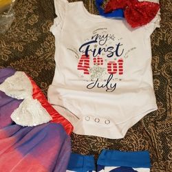 4th Of July Baby Outfit 