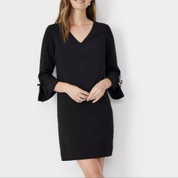 Brand New Ann Taylor Black Shift Dress - Size 6