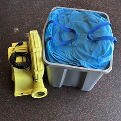 Inflatable Bouncer With Water Hookup.