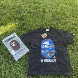 Bape Shirt, Blue And Black
