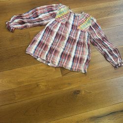 Anthropologie Bl-nk Miranda Peasant Blouse
