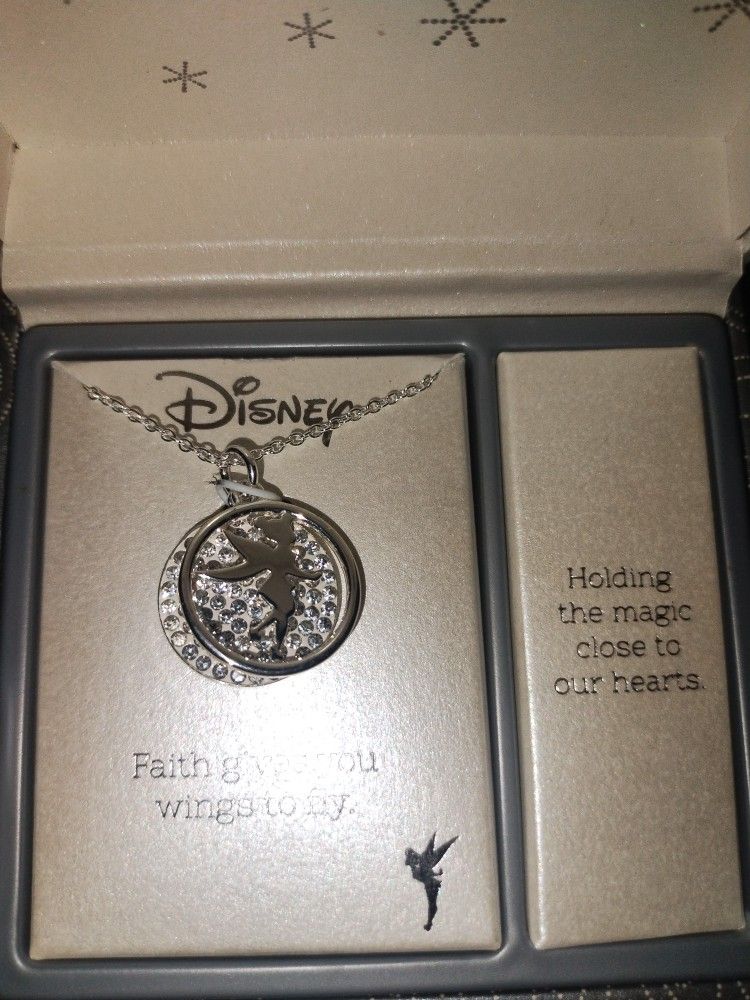 Tinkerbell Silver Plated Necklace