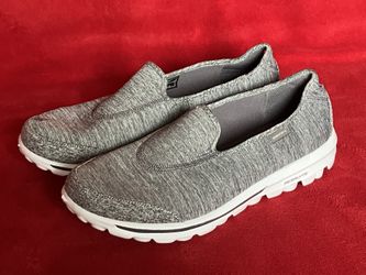 Skechers Go Walk Memory Foam Slip On Walking Shoes GRAY WOMENS 11 ‼️ NEW - NO BOX ‼️