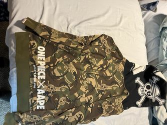 One Piece AAPE Zip Up Hoodie