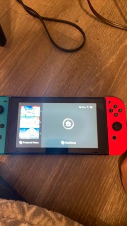 Nintendo Switch with Neon Joy-Cons
