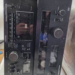 MCS Modular Component Systems Stereo Cassette Deck + MCS 3700 AM/FM Stereo Tuner