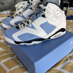 Jordan 6 “UNC Home”used size 11.5
