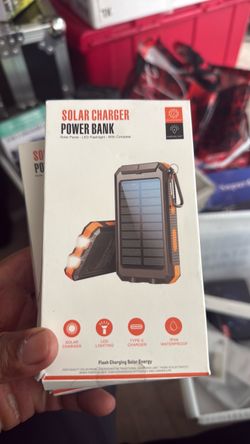 Solar charger, power bank