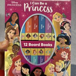 NWT Disney Princess I Can Be a Princess 12 Board Book Set
