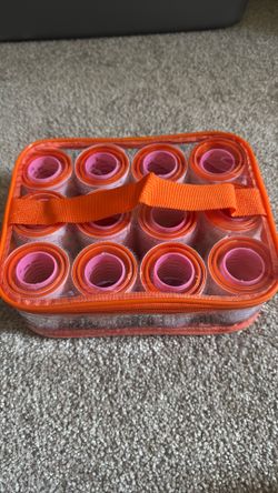 Velcro Rollers with Mushroom Design