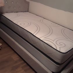 Plush twin size set $149.99 mattress and box spring only