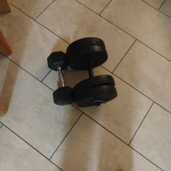 Dumbbells. 