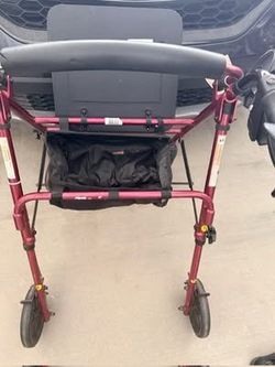 Drive Medical Rollator Walker with Seat