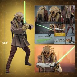 Hot Toys MMS751 Kit Fisto Stars Wars Revenge of the Sith 1/6 Figure