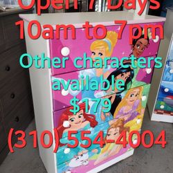 New Princess 👸 ✨️ 💕 💖 Cartoon Kifs Children Character Dresser Chest Available In Other Characters Come Visit Our Store In Paramount 