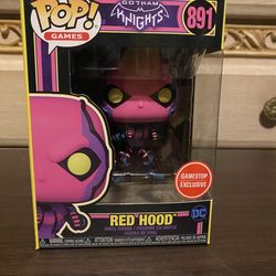 Gotham Knights Redhood Blacklight Funko 891