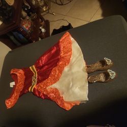 Princess ELENA 4/6T GOOD CONDITOON NO RIPS