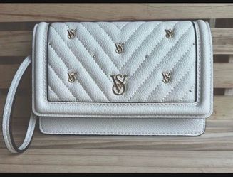 Victoria's Secret Wristlet Wallet 6.5" Ivory
