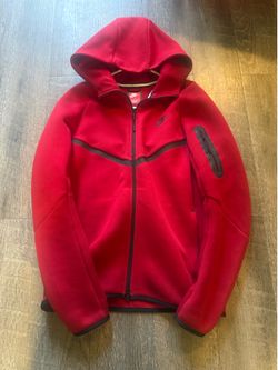 Nike Tech Fleece Full Zip Hoodie Red