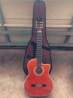 Like New Electric and Classical Guitar And Case