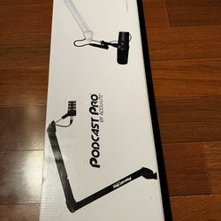 Podcast Pro Acculite Silver Mic Stand
