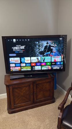 Free Large 65” Television that is 3D compatible with 3D glasses included.