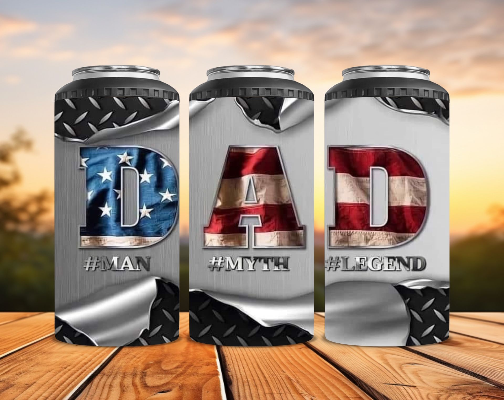 Premade 4-in-1 DAD Can Cooler – Perfect Father’s Day Gift! 🎁🧊