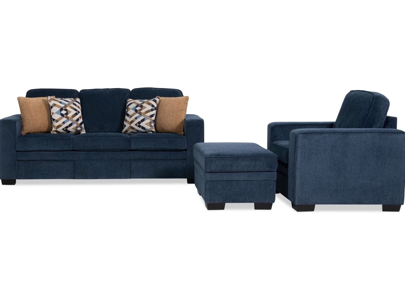 Couch Set With Love Seat And Leg Rest