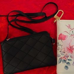 2 Wallet Coin Cross Body Purses $10
