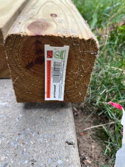 4x4x10 pressure treated wood (3x)