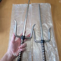 Sai Pair (Hexagon Base/All Metal)