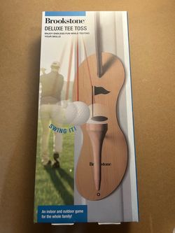 Brookstone Deluxe Tee Toss Game