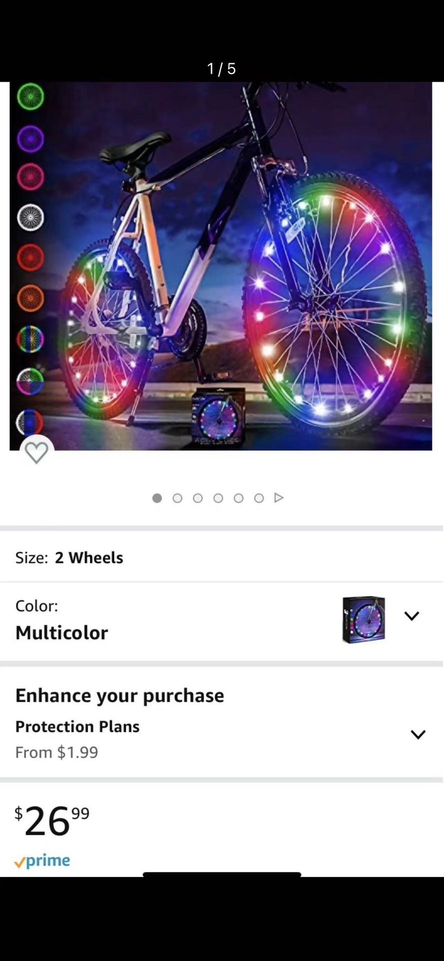 Bike Wheel Lights