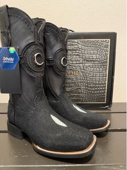 Cuadra stingray square toe boot