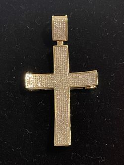 Diamond Gold Cross 14k