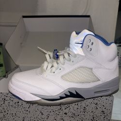 Retro Jordan 5 (Hyper Royal-Stealth)