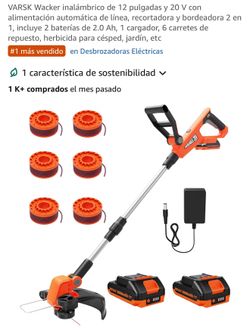 12-Inch 20V Cordless Trimmer and Edger with Automatic Line Feed