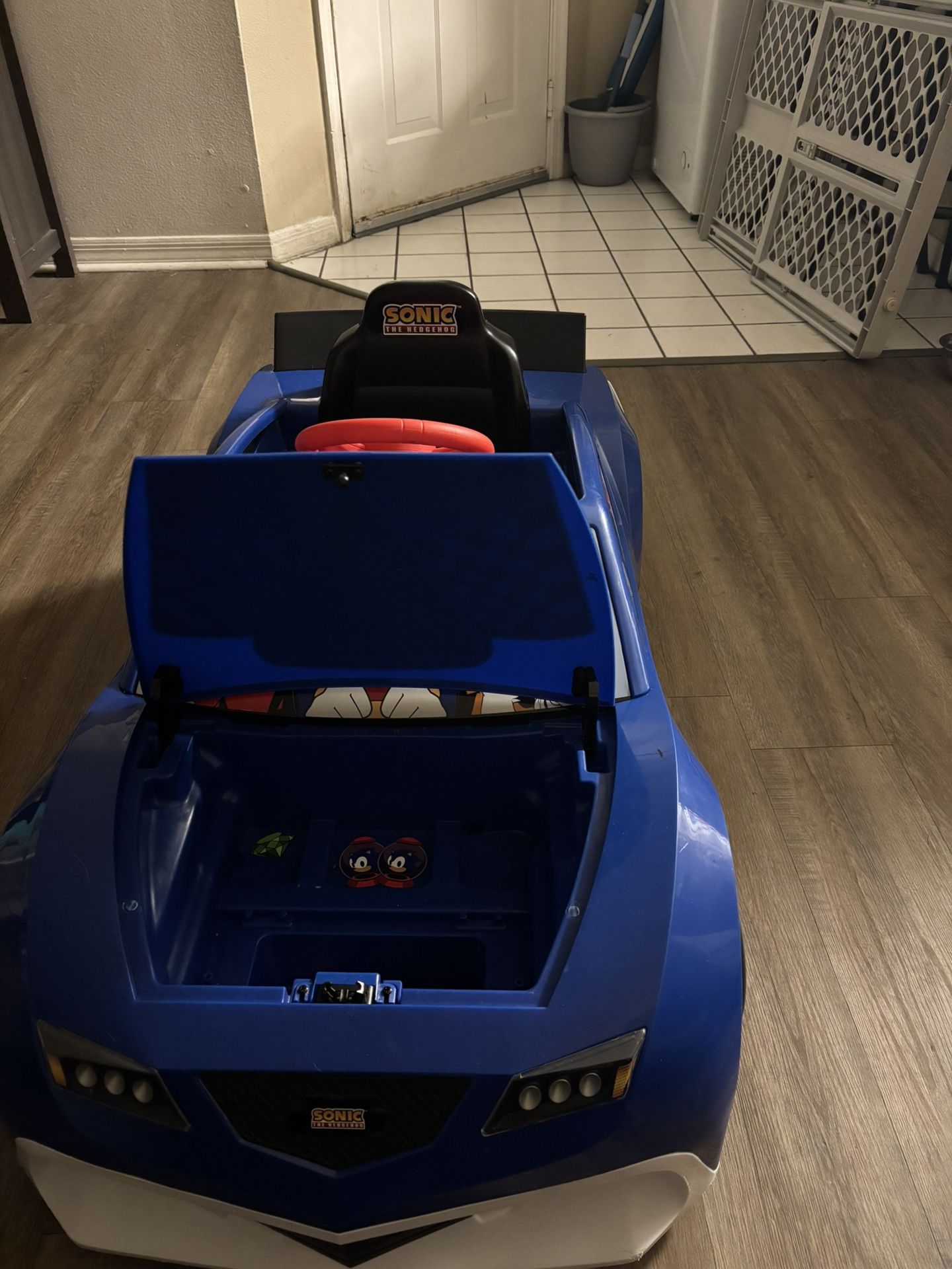 Sonic Remote Control Car With Charger Brand New Grandson’s Too Big For It. Bought It About A Week Ago, But He’s Too Big.