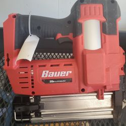 Bauer 18GA Brad Nailer 20V Lithium - Never  Used, Excellent Condition
