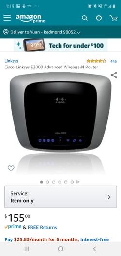 Linksys E2000 Advanced Wireless-N Router