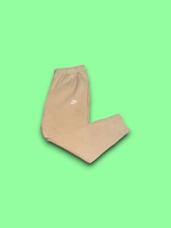 Nike sportswear club fleece tapered sweatpants beige men’s XL