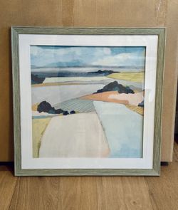 Framed Landscape, Framed Art 24x24
