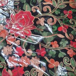 beautiful hand embroidered shawl