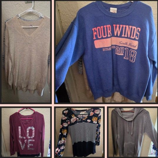 5 Women's Long Sleeves