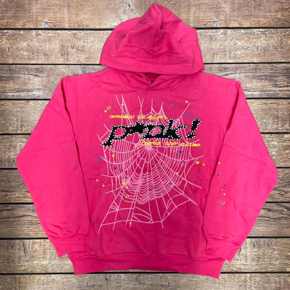 Sp5der Hoodie Pink