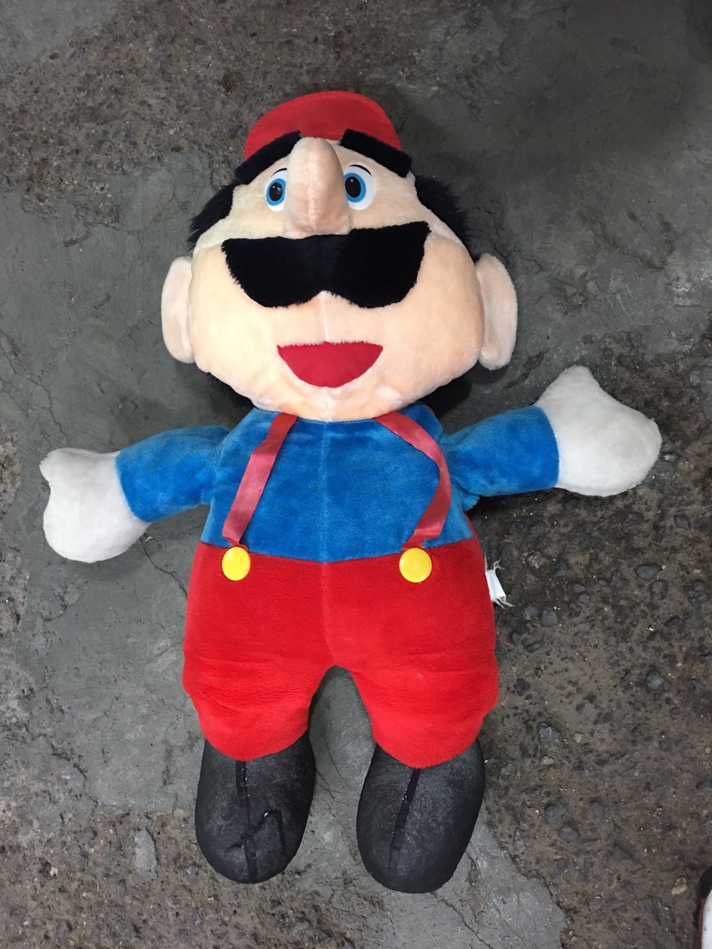 $80 HUGE 44" Vintage 1988 Acme Nintendo Mario Bros NES Mario Plush Toy
