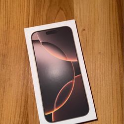Brand New Iphone 16 Pro Max BOOST MOBILE 256GB