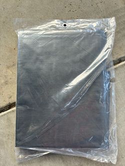 10ft x 15ft Heavy Duty Silver Waterproof Tarp / Lona Impermeable