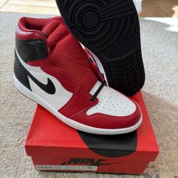  Brand New Authentic Air Jordan 1 Retro High OG "Satin Snake Chicago" Mens Size 10.5, Not Dior, Union, Supreme, Travis Scott, Louis Vuitton